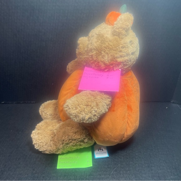RETIRED BNWT JELLYCAT BARTHOLOMEW BEAR PUMPKIN PRICE VERY FIRM NO OFFERS PLEASE - Picture 7 of 16